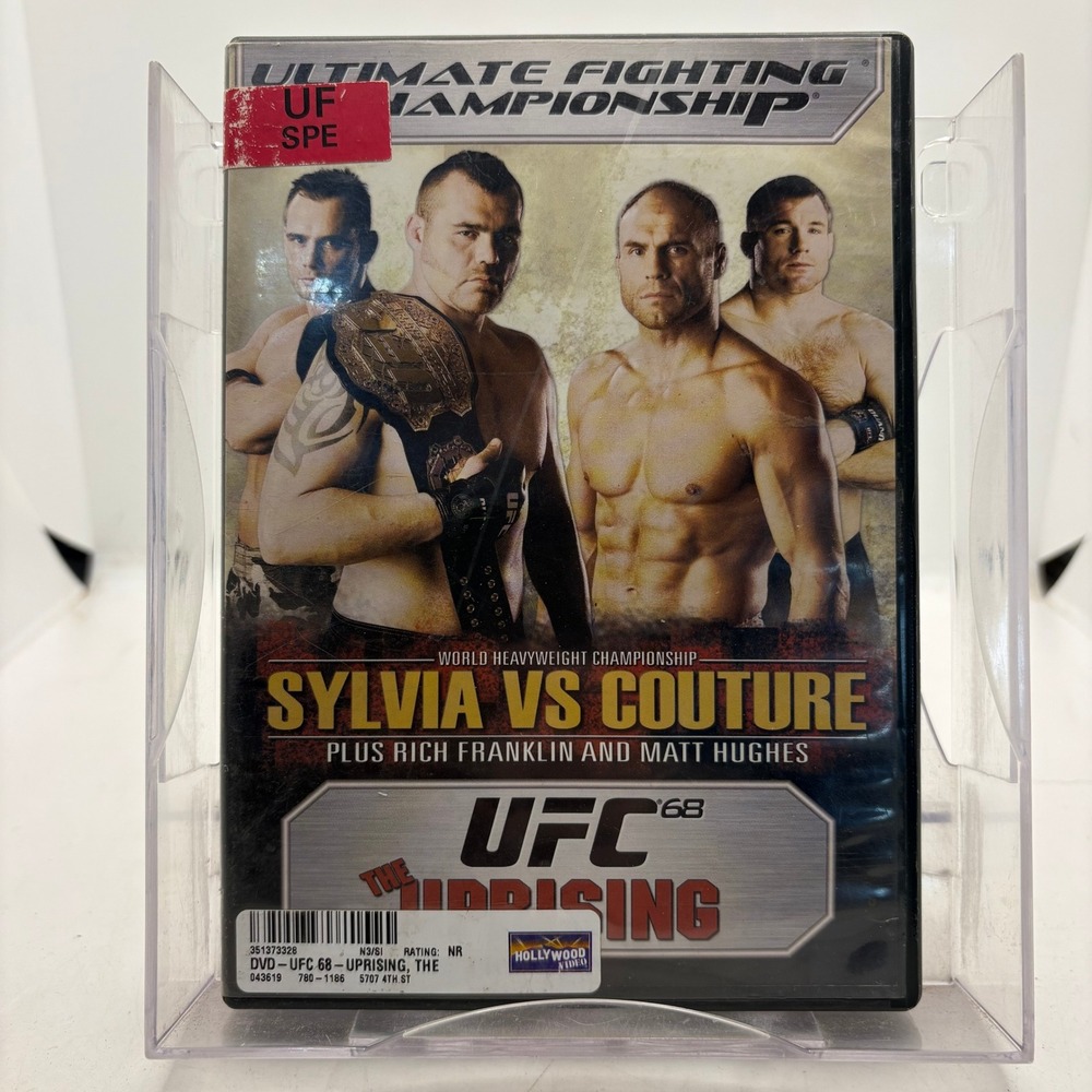 UFC 68 The Uprising DVD Sylvia vs Couture Rich Franklin Matt Hughes MMA 2007